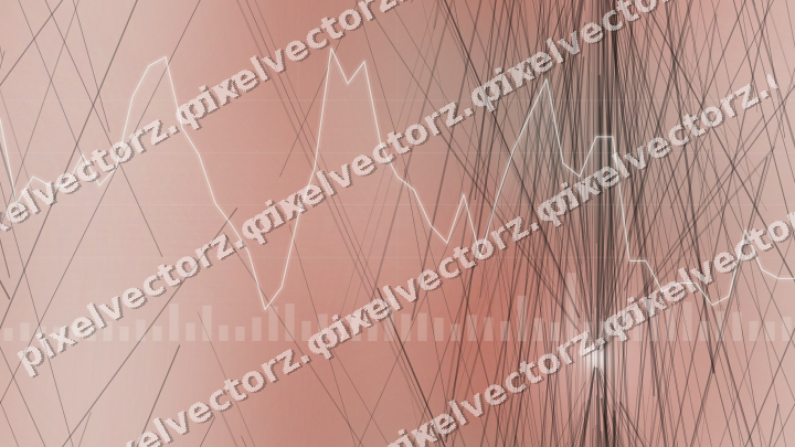 Nahtloser Pastell Diagramm Hintergrund in Rot und Orange