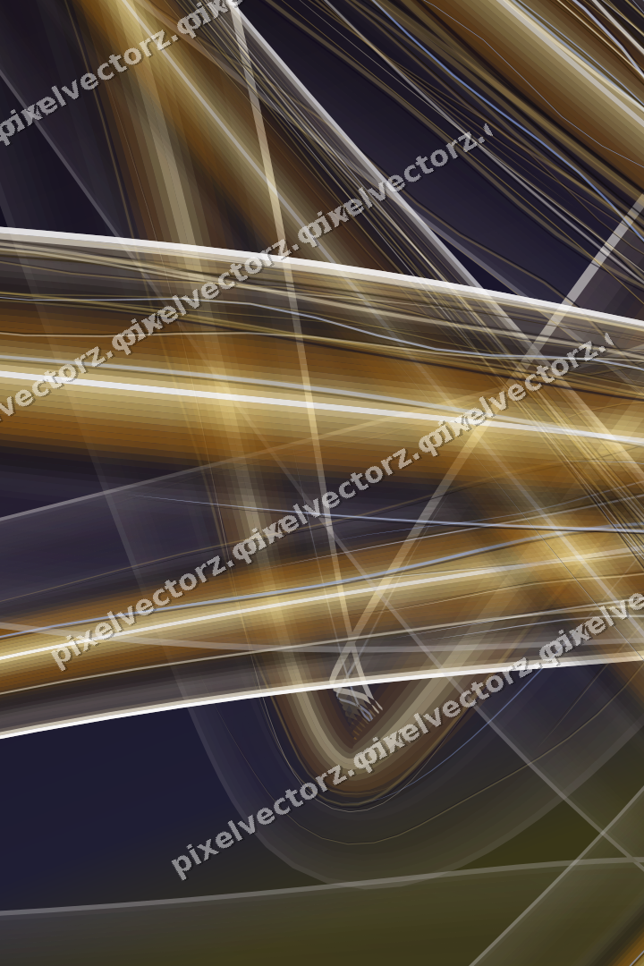 Abstract glass arc in amber and purple