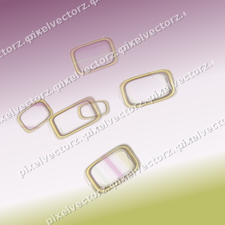 Abstract glass arc in dark magenta and lime