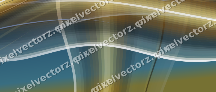 Abstract glass arc in amber and pale orange