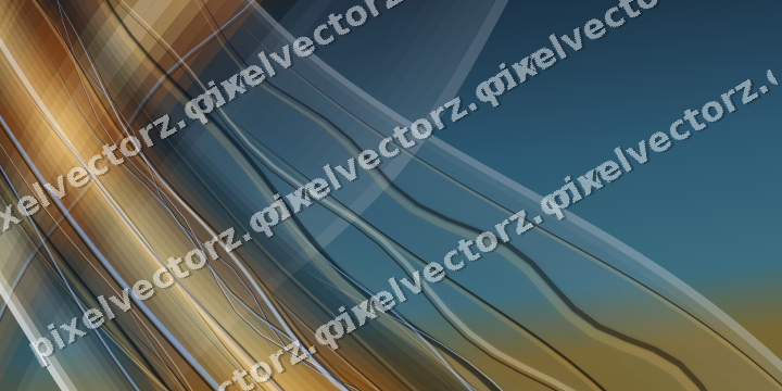Abstract glass arc in red and orange