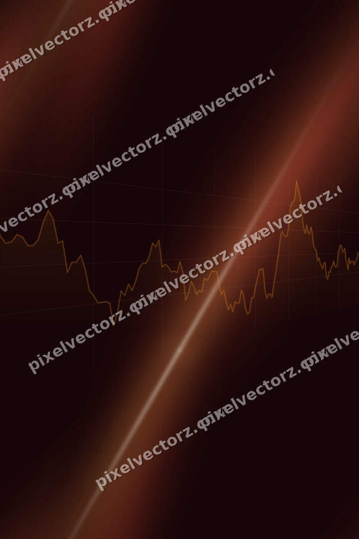 Nahtloser Neon Diagramm Hintergrund in Orange und Bernstein