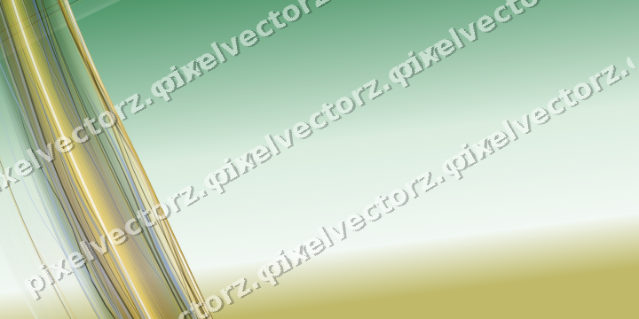 Abstract glass arc in dark green and amber