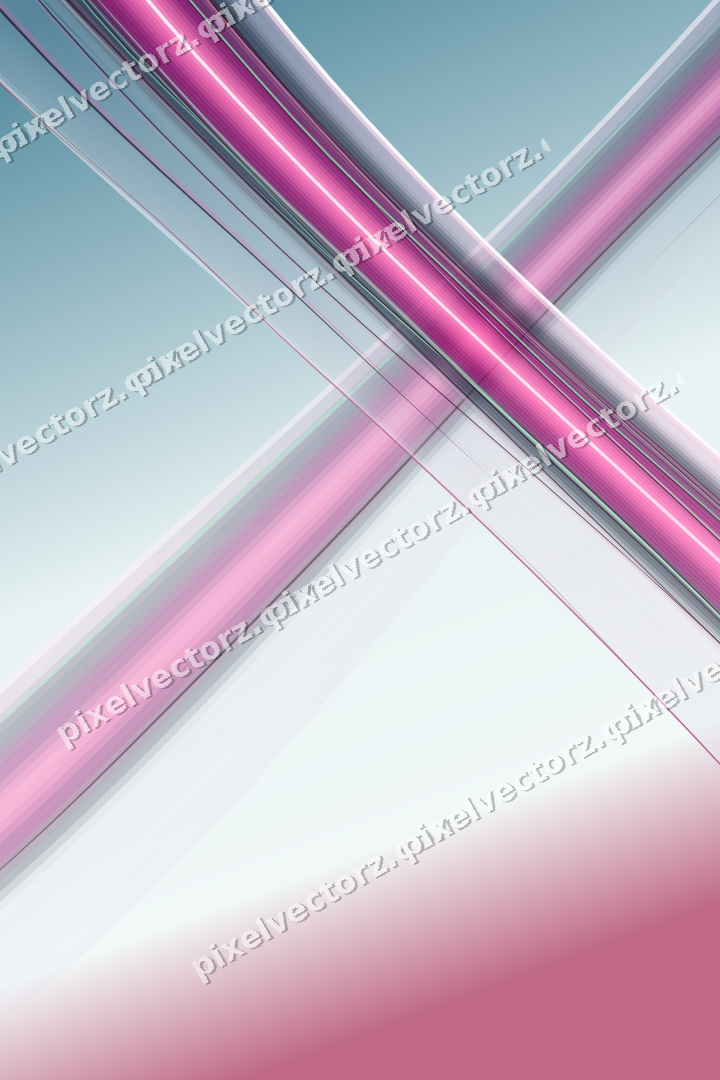 Abstract glass arc in magenta and purple