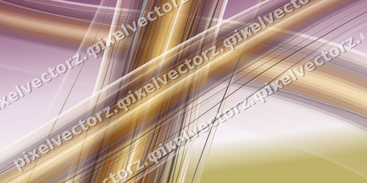 Abstract glass arc in dark magenta and amber