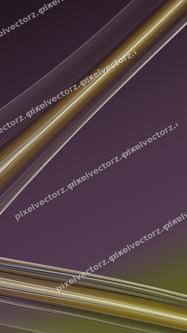 Abstract glass arc in dark magenta and lime