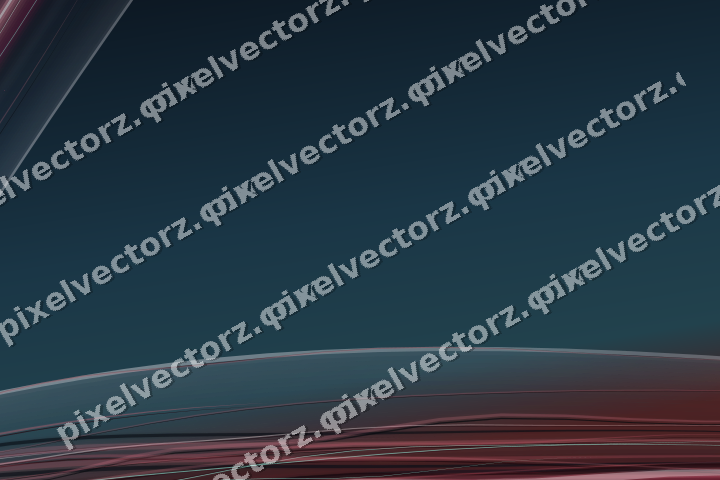 Abstract glass arc in pale pink and pale red