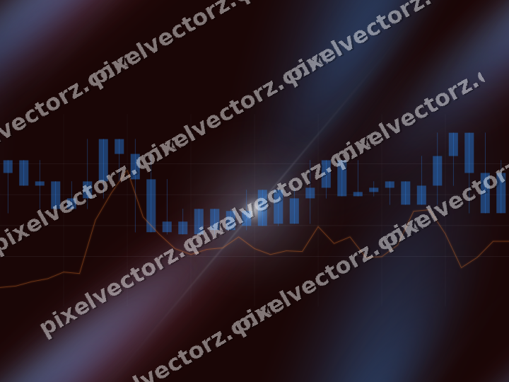 Nahtloser Neon Diagramm Hintergrund in Blau und Rot