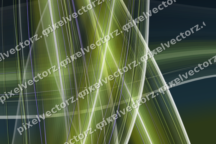 Abstract glass arc in purple and lime