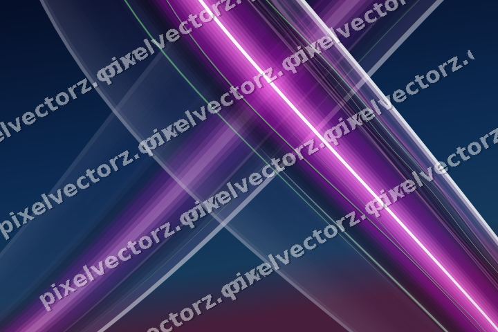 Abstract glass arc in purple and blue