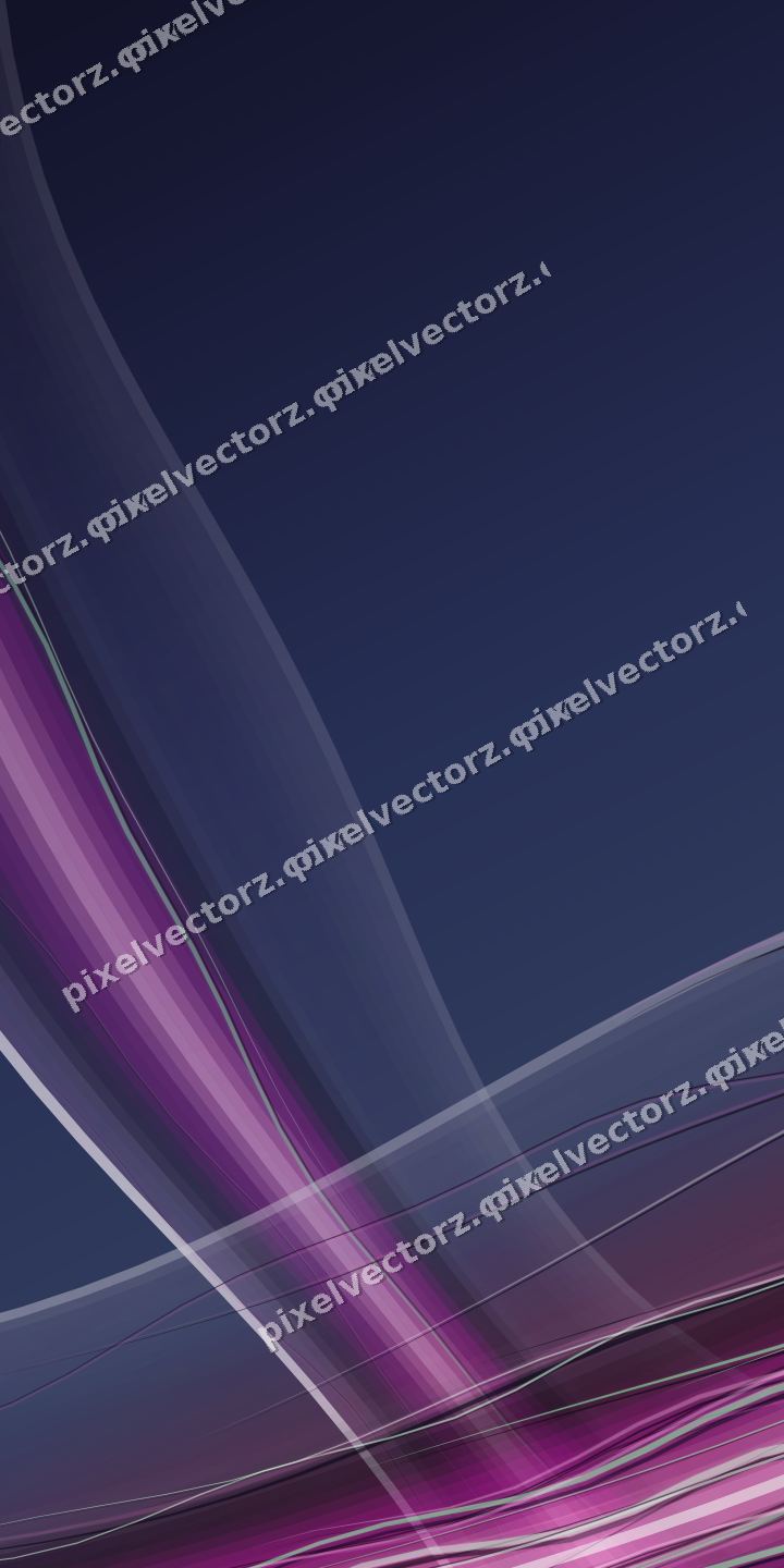 Abstract glass arc in purple and blue