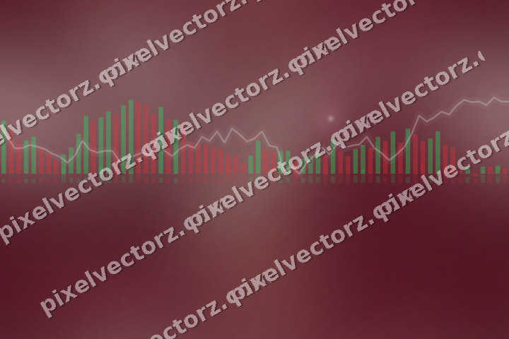 Nahtloser Neon Diagramm Hintergrund in Dunkelrosa und Rot