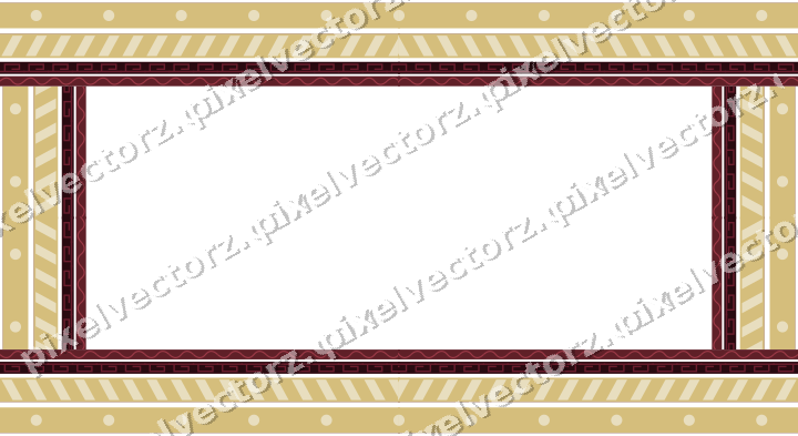 Decorative picture frame border in dark pink and red with greek key