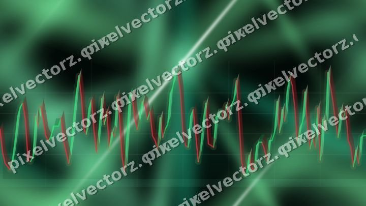 Nahtloser Neon Diagramm Hintergrund in Grün und Petrol