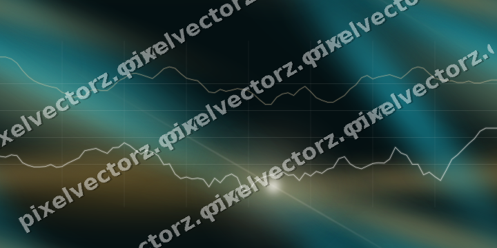 Nahtloser Neon Diagramm Hintergrund in Bernstein und Petrol