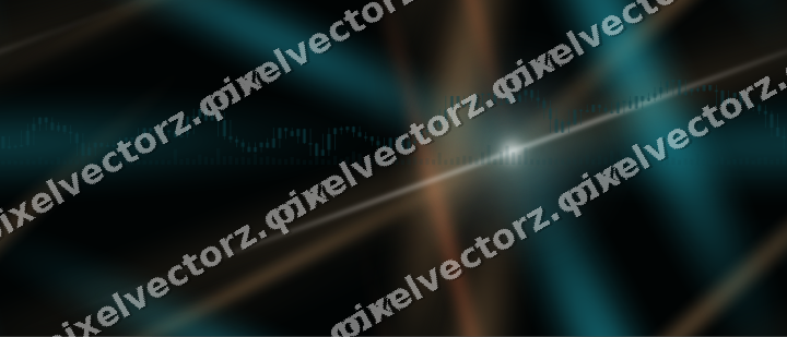 Nahtloser Neon Diagramm Hintergrund in Petrol und Orange