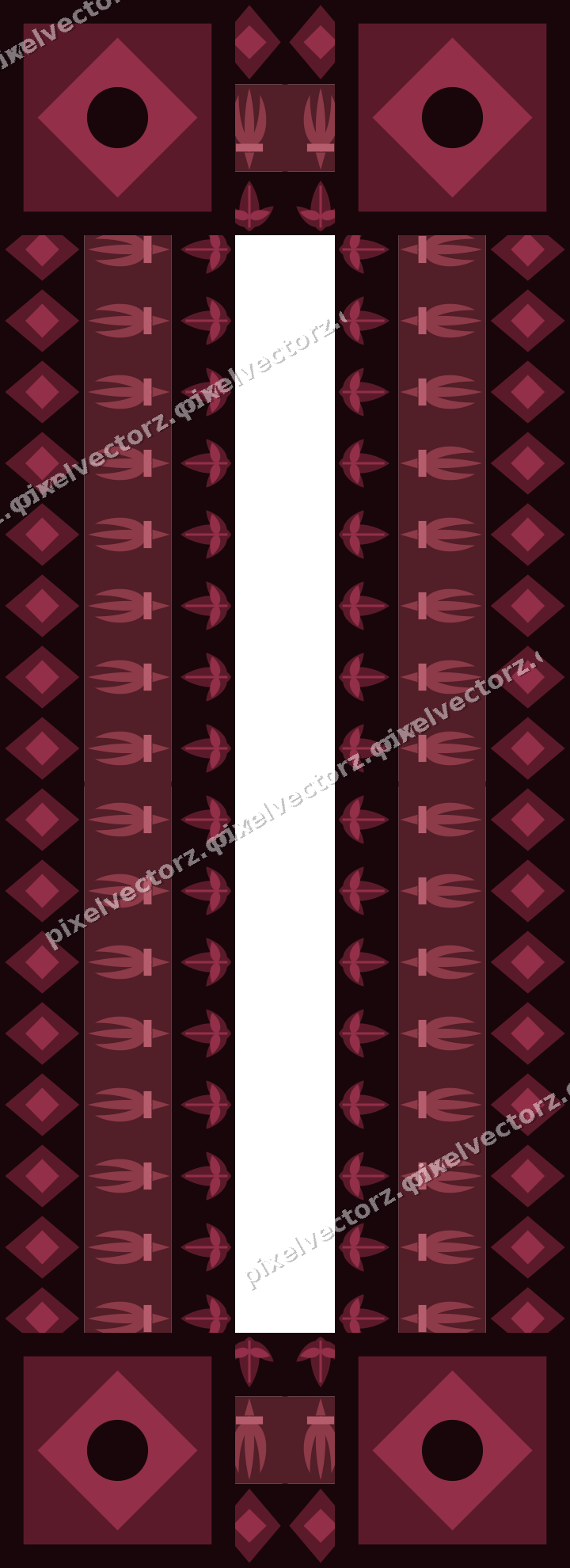 Decorative picture frame border in dark pink with diamond band