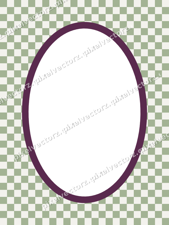 Decorative patterned mat frame in dark magenta with checkerboard