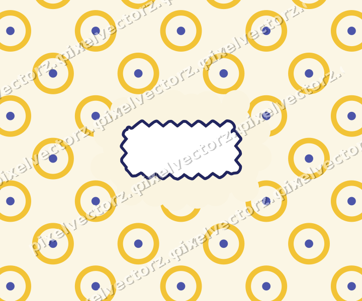 Decorative patterned mat frame in dark blue with ring pattern