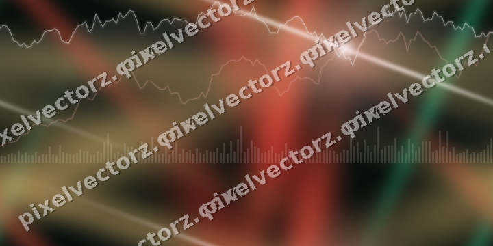 Nahtloser Neon Diagramm Hintergrund in Rot und Grün