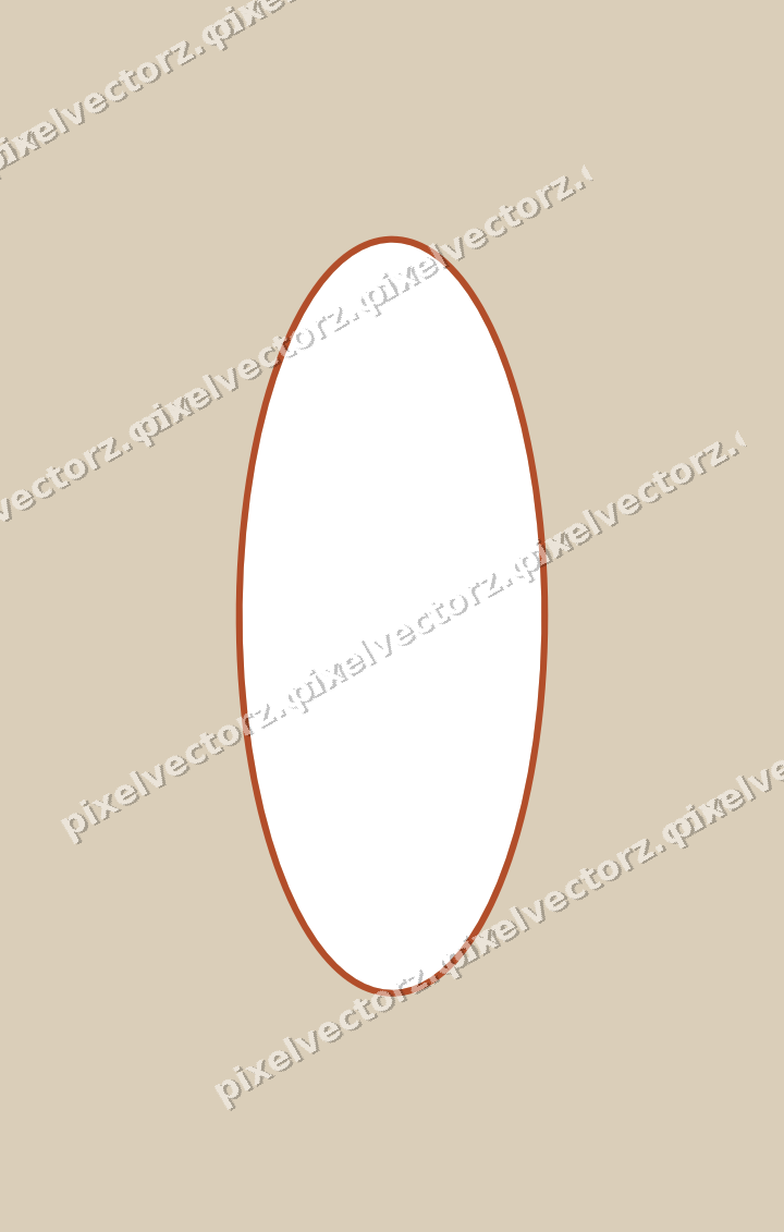 Decorative patterned mat frame in orange and amber with plain ground