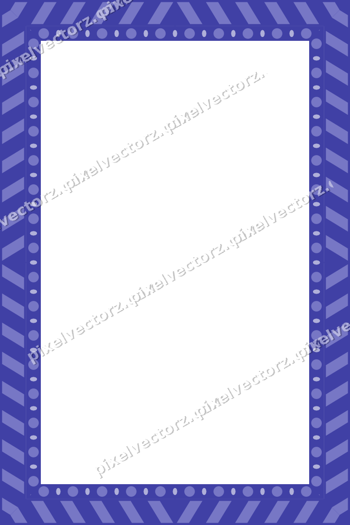 Decorative picture frame border in purple and blue with diagonal band