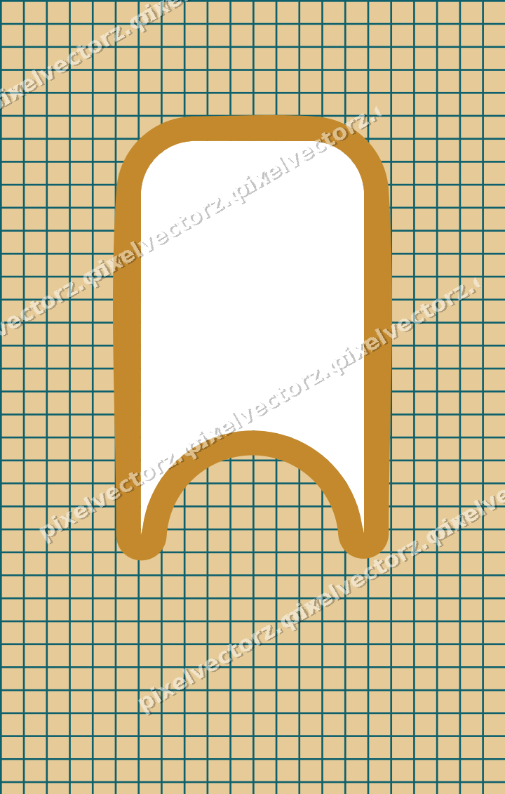 Decorative patterned mat frame in amber and dark teal with grid check