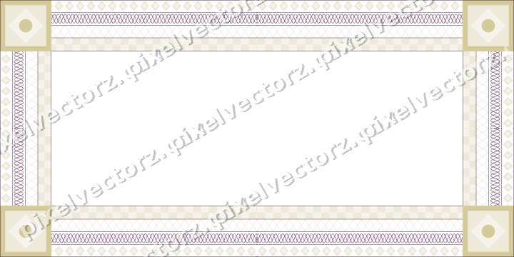 Decorative picture frame border in dark magenta with diamond band