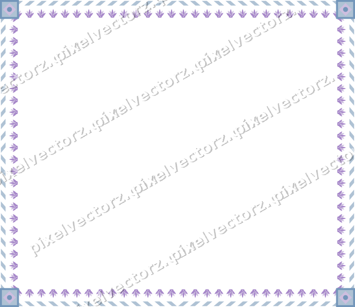 Decorative picture frame border in purple and blue with diagonal band