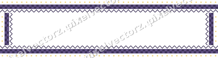 Decorative picture frame border in amber and purple with dot row