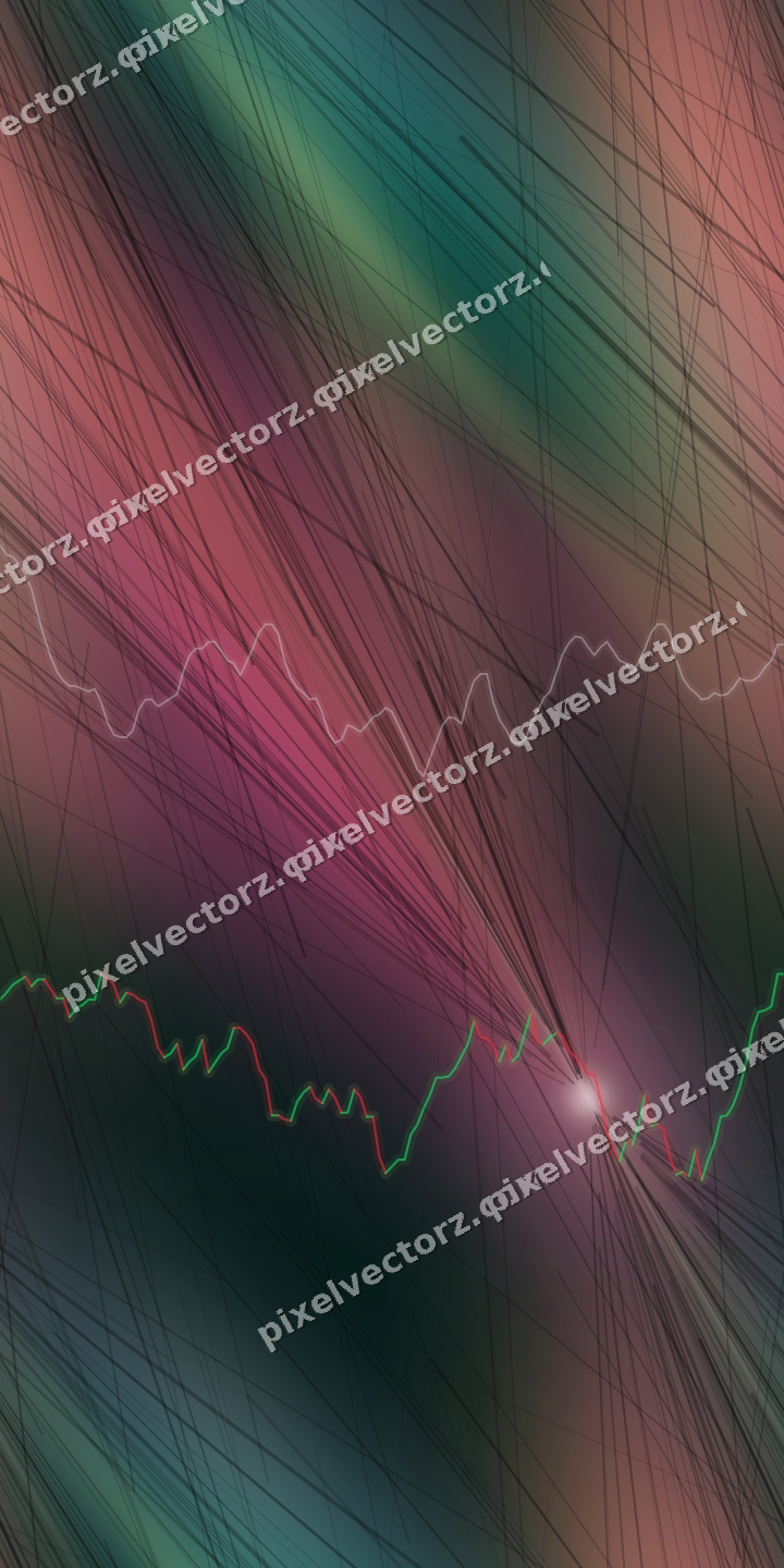 Nahtloser Neon Diagramm Hintergrund in Rosa und Orange