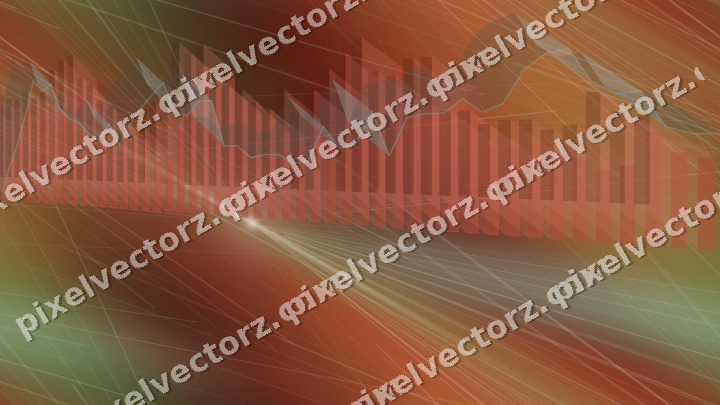 Nahtloser Neon Diagramm Hintergrund in Rot und Orange