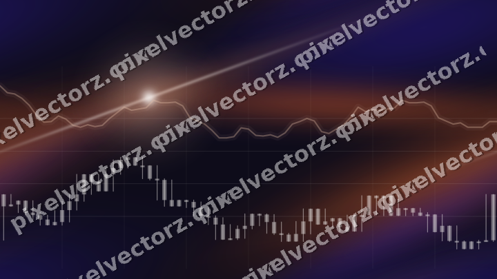 Nahtloser Neon Diagramm Hintergrund in Orange und Blau