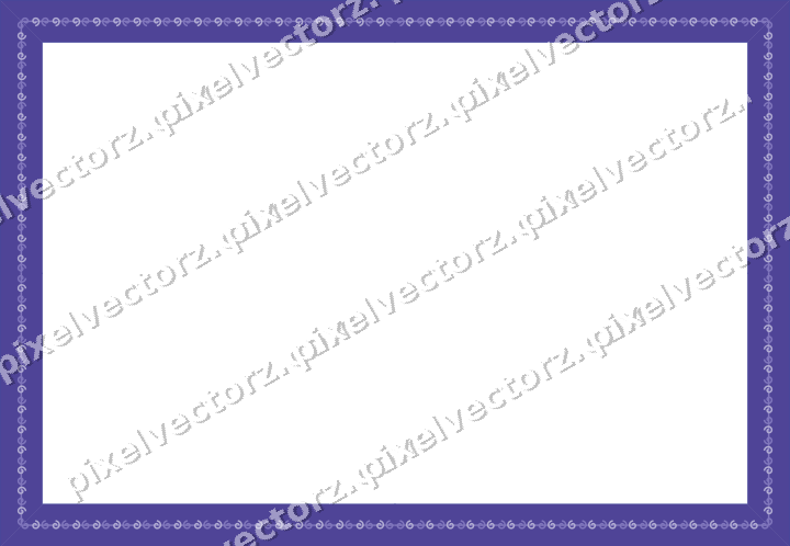 Decorative picture frame border in blue and cyan with spiral scroll