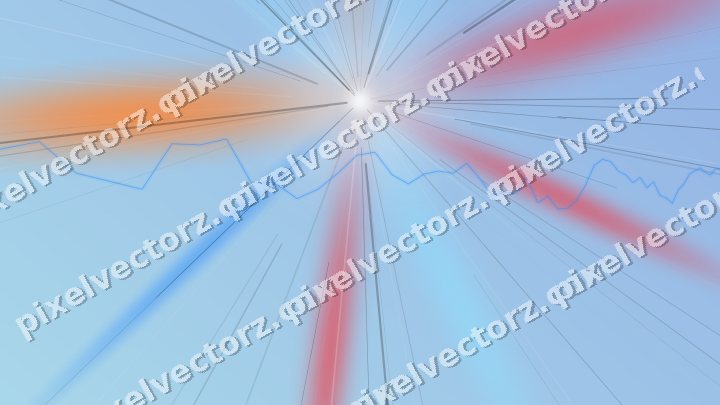 Zarter Pastell Diagramm Hintergrund in Blau und Rot