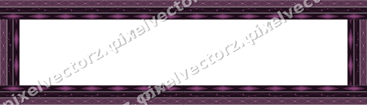 Decorative picture frame border in dark magenta with lattice band