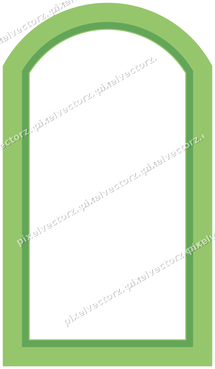 Decorative line art frame in lime and yellow with label plaque