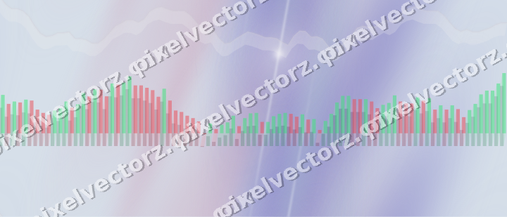Nahtloser Pastell Diagramm Hintergrund in Violett und Blau