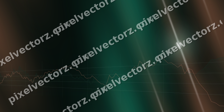 Nahtloser Neon Diagramm Hintergrund in Grün und Orange