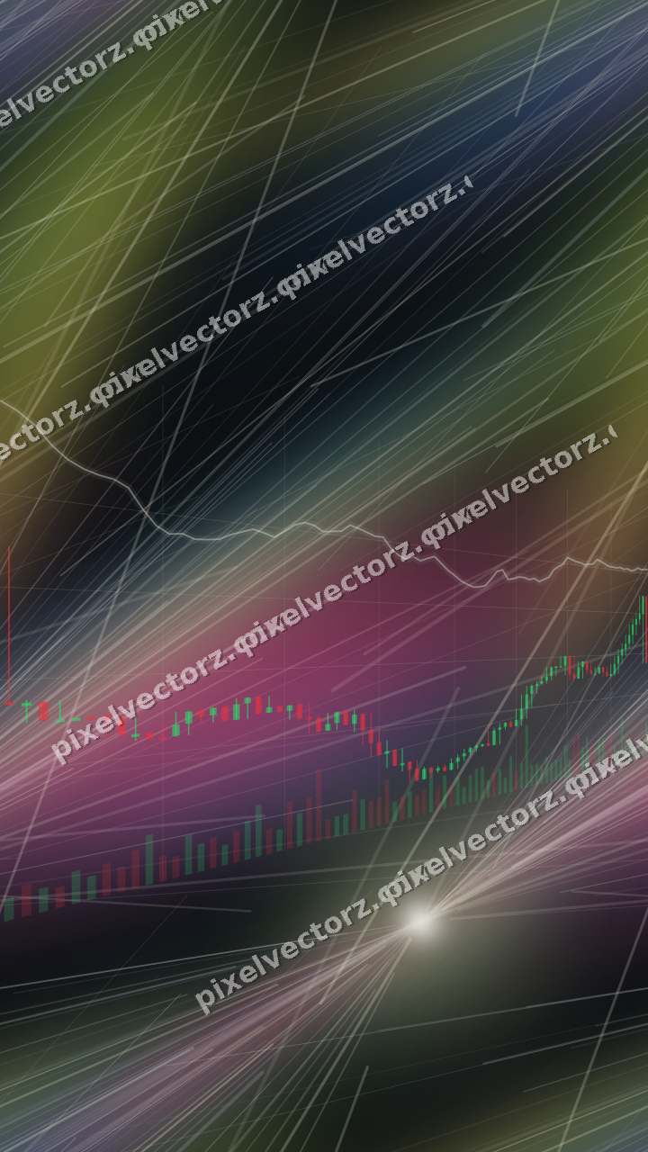 Nahtloser Neon Diagramm Hintergrund in Limette und Bernstein