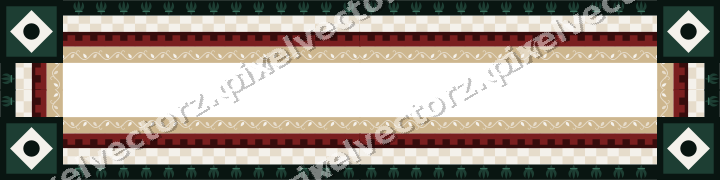 Decorative picture frame border in dark red with fleur de lis band