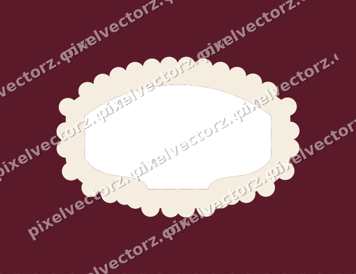 Decorative patterned mat frame in dark pink with harlequin diamonds