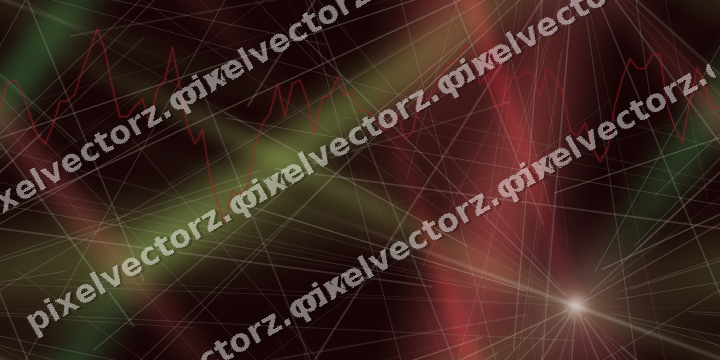 Nahtloser Neon Diagramm Hintergrund in Rot und Grün