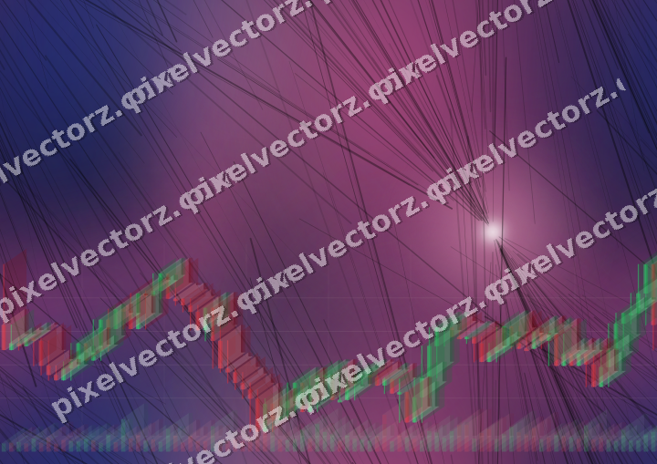 Nahtloser Neon Diagramm Hintergrund in Rosa und Blau