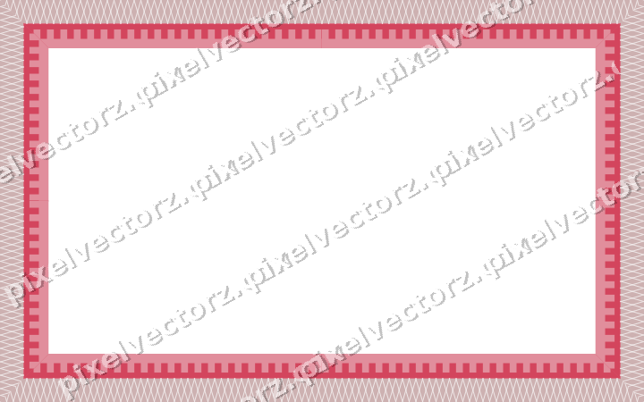 Decorative picture frame border in pale pink with lattice band