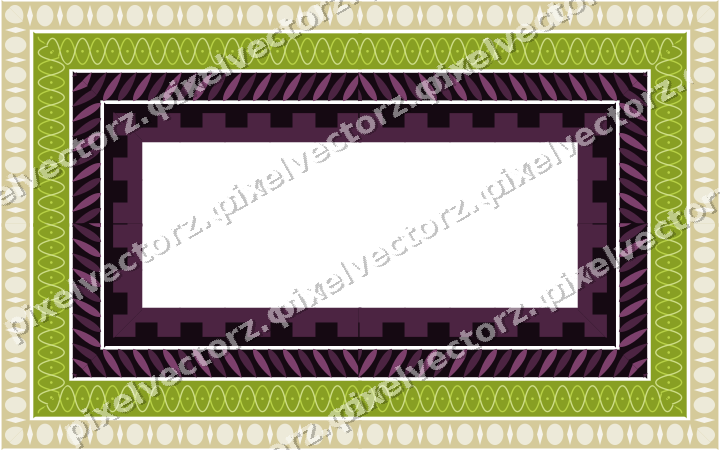 Decorative picture frame border in dark magenta with egg and dart