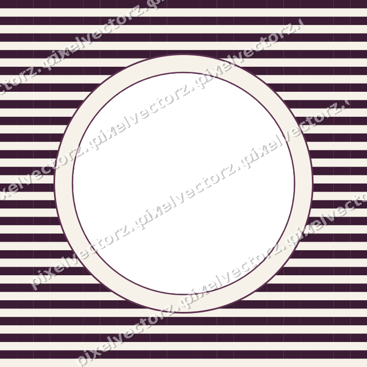 Decorative patterned mat frame in dark magenta with horizontal stripes