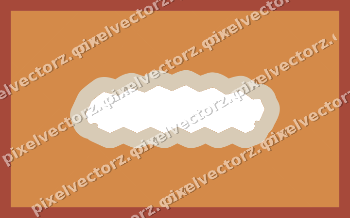 Decorative patterned mat frame in orange with harlequin diamonds