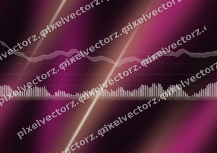 Nahtloser Neon Diagramm Hintergrund in Magenta und Rosa