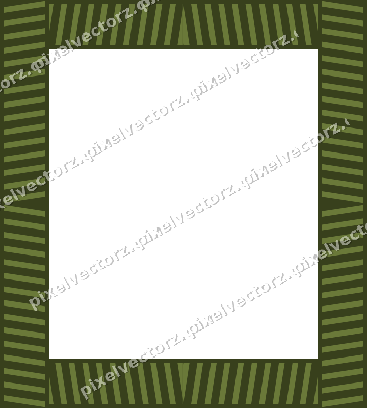 Decorative picture frame border in lime and pink with diagonal band